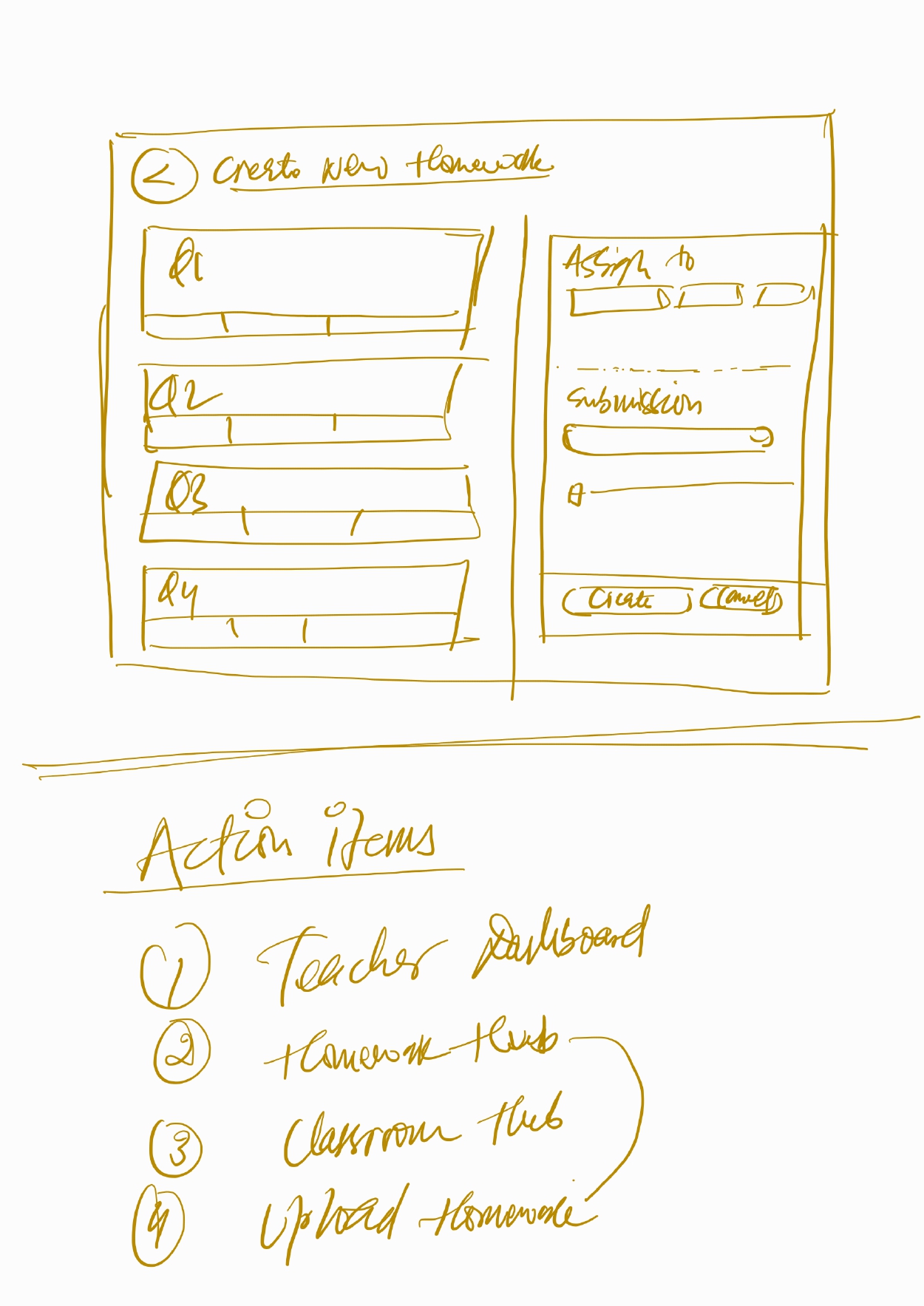 Action items